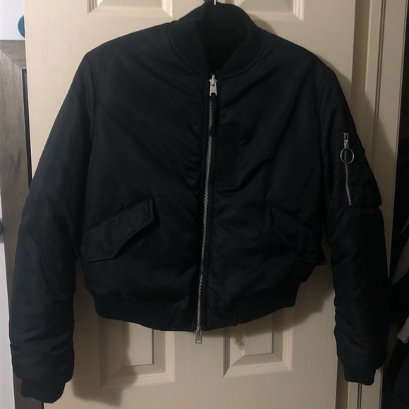ALLSAINTS Opex Lux Reversible Bomber Jacket - Picture 2 of 8